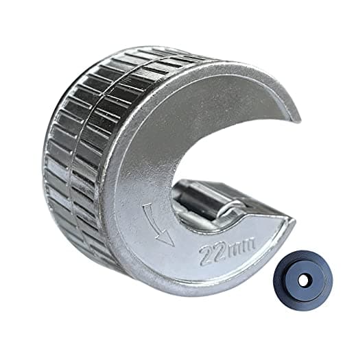 Image of PLOWFAR 22mm Pipe Cutter Copper Pipe Slice Tube Cutter Zinc Alloy Body with 1 Replacement Cutting Wheel