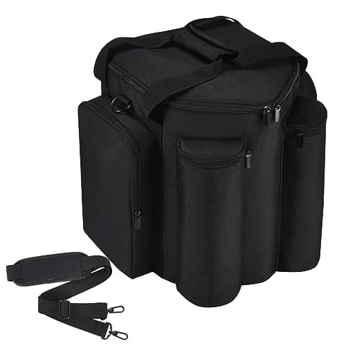 Image of Yaowanguan Case for Bose S1 Pro/S1 Pro+ System PA System,Travel Carrying Shoulder Bag Cover Compatible with Bose S1 Pro/S1 Pro+ System,Extra Bags for Microphone,Charger,Cable,Accessories (Black)