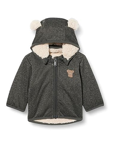 Image of NAME IT Unisex NBNMADA08 Jacket FO Jacket, Grey Melange, 68, Grey Melange