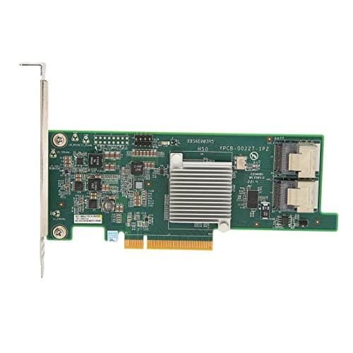 Image of PCI E X8 Array Card,PCI E X8 Disk Array Card, SAS 2308 6G 2 SAS Mini Interface Support 16T Disk HBA Disk Array Card for Databases Server Disks