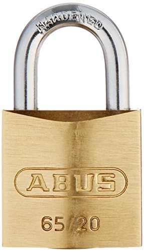Image of ABUS 65/20 C KD .75 Inch All Weather Solid Brass Keyed Different Padlock with Hardened Steel Shackle by ABUS