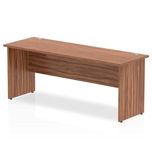 Image of Dynamic Office Solutions Impulse 1800mm Slimline Desk Panel End Leg Walnut Walnut