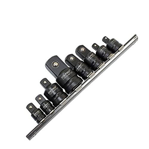 Image of US PRO Tools Impact Socket Adaptor Set 1/4" 3/8" 1/2" 3/4" Drive Step up/Down Reducer 3505