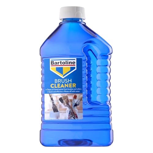 Image of Bartoline Brush Cleaner 2 L, Effective Oil-Based Paint Remover for Brushes and Rollers, Water-Soluble Solvent with Conditioning Formula