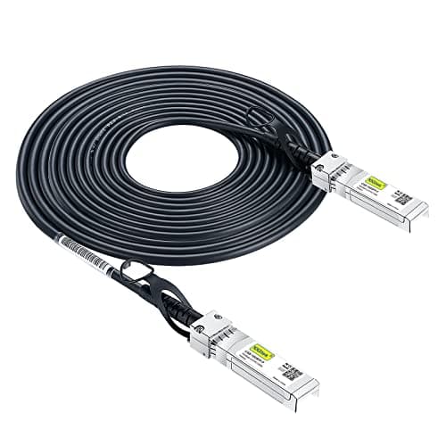 Image of 10Gtek 10Gb SFP+ DAC Twinax Cable, Passive, Compatible with Ubiquiti UniFi, 5-Meter(16.5ft)