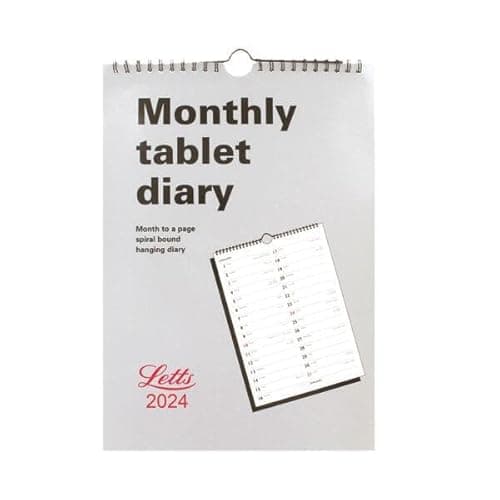 Image of Letts Monthly Tablet Diary 2024 + FINCHLEY PEN FREE