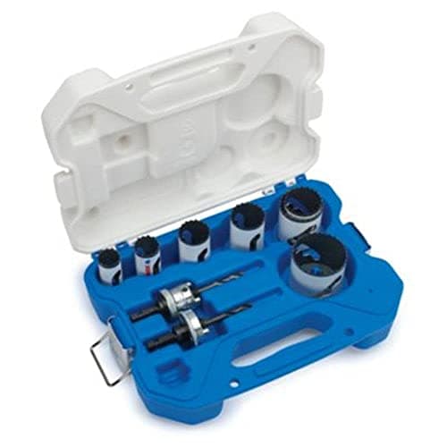 Image of LENOX Tools Bi-Metal Speed Slot Hole Saw Set, 9 Piece Kit (700G)