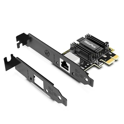 Image of GiGaPlus 5Gb PCIe Network Card Realtek RTL8126 Controller, 5Gbe RJ45 Port NIC Card Support WOL, 5Gb Base-T Ethernet Adapter for Windows10/11/Windows Server/Linux