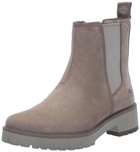 Image of Timberland Women's Carnaby Cool Basic Chelsea Boot, taupe grey, 9 UK