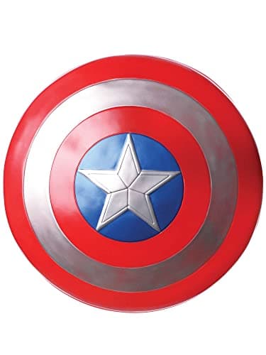 Image of Rubies Official Marvel Endgame Captain America Shield, 12-inch Child's Fancy Dress Accessory,12 x 12 x 2 inches Halloween
