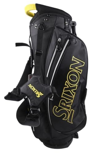 Image of Srixon Lightweight Golf Stand Bag, 4-Way Divider, Premium Carry Bag with Multiple Pockets, Easy-Carry Durable Design for Men’s Golf Gear & Accessories