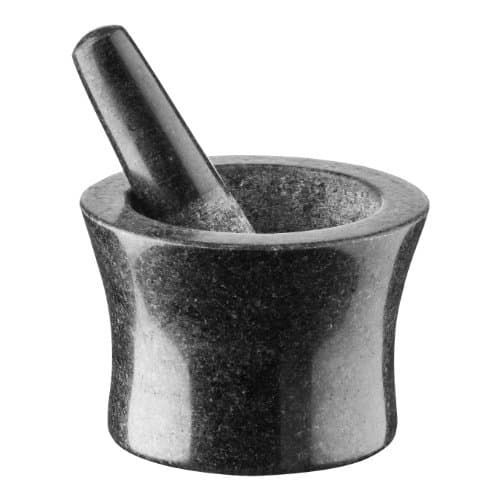 Image of Premier Housewares Mortar and Pestle - 10 x 14 x 14 cm, Charcoal Marble