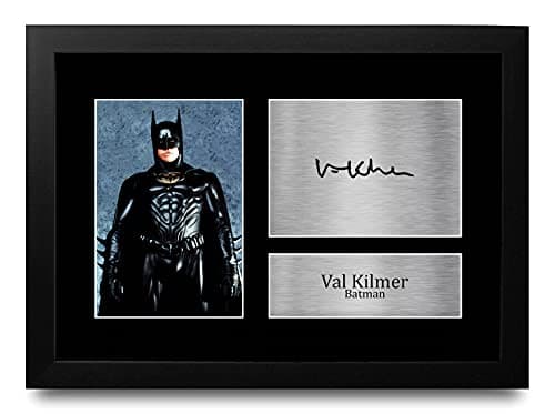 Image of HWC Trading FR A4 Val Kilmer Batman Forever Gifts Printed Signed Autograph Picture for Movie Memorabilia Fans - A4 Framed