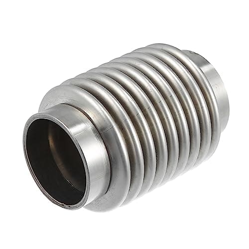 Image of X AUTOHAUX Car Exhaust Flexible Pipe, 1.77"x3.74" Universal Stainless Steel