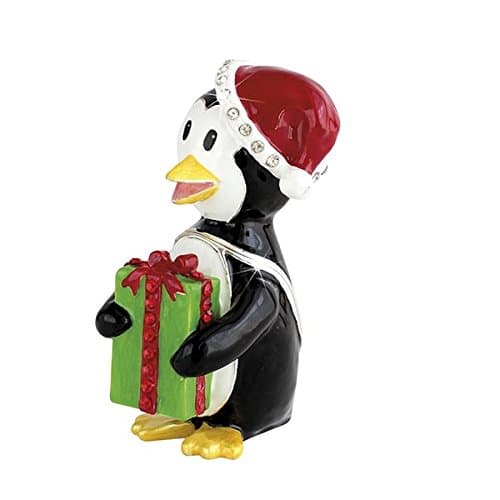 Image of Craycombe Trinkets 6045 Christmas Penguin Trinket Box