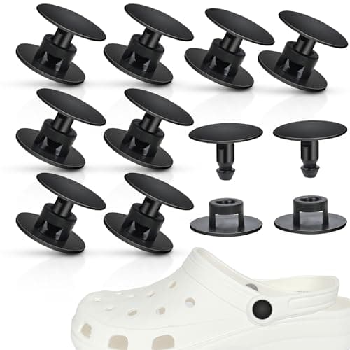 Image of Black Screw Rivet Fastener - Plastic Push-in Hole Rivets (16mm)