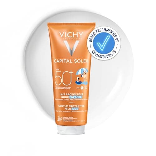 Image of Vichy Capital Soleil Hydrating Fresh High Sun Protection Milk SPF50 for Kids 300ml