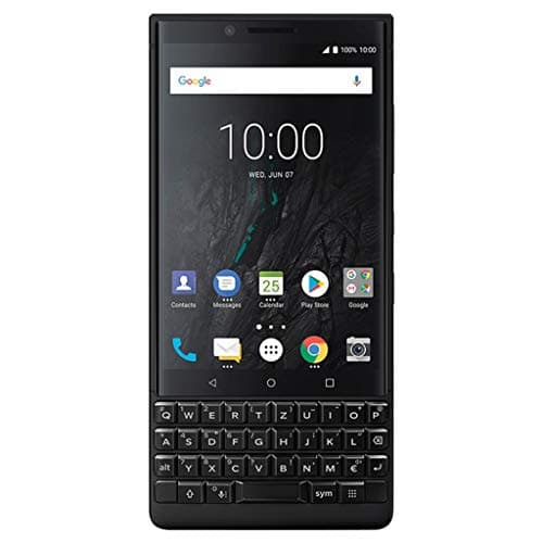 Image of BlackBerry KEY2 128GB (Dual-SIM, BBF100-6, QWERTZ Keypad) Factory Unlocked SIM-Free 4G Smartphone (Black Edition)