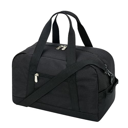 Image of YoKelly Small Duffle Bag 14 inch Carry On Mini Duffel Bag Lightweight for Travel Gym Sport-Black