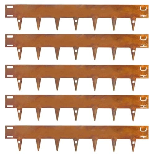 Image of CORE EDGE Lawn Edging | Flexible Decorative Steel Edging Garden Border Edging Lawn Edging Strip Garden Border with a 100mm face height (Corten)