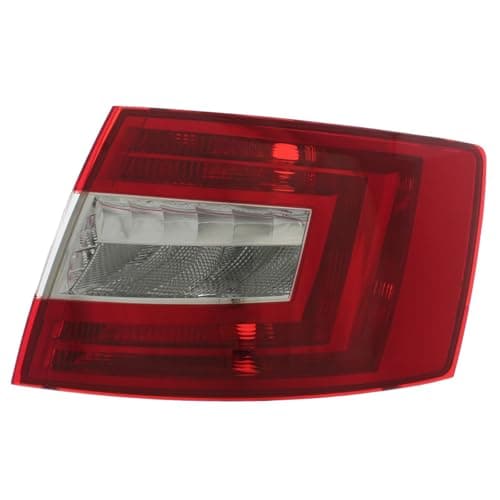 Image of XYZ Parts Rear Tail Light Assembly Compatible With Skoda Octavia Mk3 Hatchback 2013-2017 For UK Drivers Side Right Hand Replacement