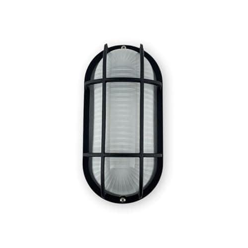Image of ED:T/ed:t Edit Coastal Tenby Outdoor Flush Wall Light Black