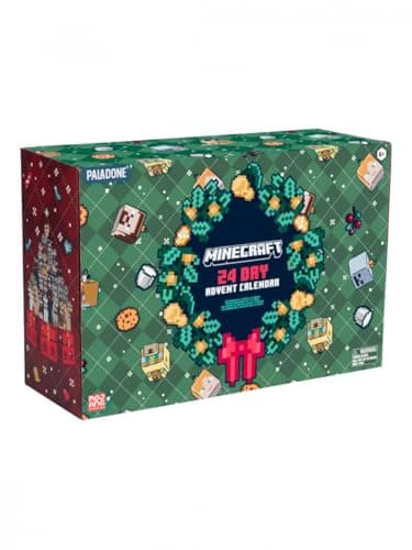 Image of Minecraft Paladone 24 Day Christmas Advent Calendar | Toys & Games | Puzzles | Notebook | Stickers | Stocking Filler | Officially Licensed Merchandise | Novelty Gift