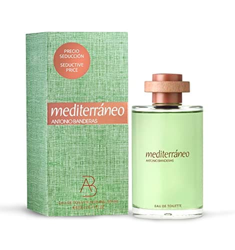 Image of Banderas Perfume - Mediterráneo, Eau de Toilette for Men - Fresh, Energetic and Bright Fragance - Green Citrus and Bergamot Notes - Ideal for Day Wear - 200 ml