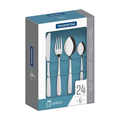 Image of Tramontina Stainless Steel Cutlery Set (24 Pcs.)