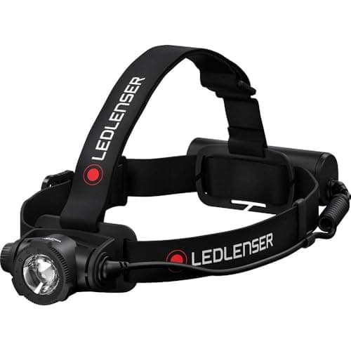 Image of Ledlenser H7R Core Rechargeable Head Torch LED 1000 Lumen, 250m Adjustable Focus, IP68 Waterproof, Up to 65hrs Runtime, Dimmable, Headlamp for Hiking, Camping, Dog Walking, Essential Outdoor Equipment