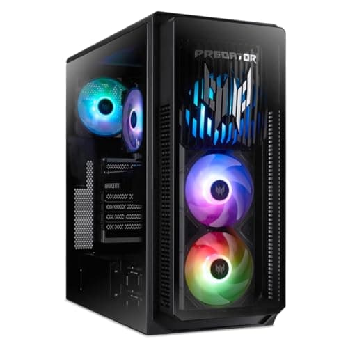 Image of acer Predator Orion 5000 PO5-660 Desktop Gaming PC (Intel Core Ultra 7 265F | NVIDIA GeForce RTX 5070 Graphics | 32GB DDR5-6000MHz RAM | 1TB M.2 NVMe SSD | RGB Fans | 2.5Gbit LAN | Win 11) - Black