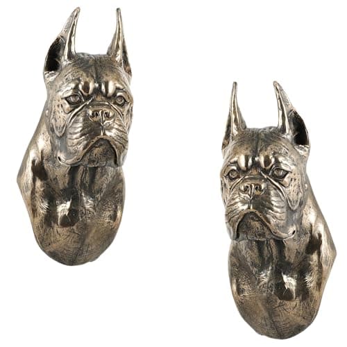 Image of Art-Dog Dog Hanging Statue - Unique Edition ArtDog Collection - Handmade Dog Sculpture for Elegant Home Décor – Dog Ornaments for the Home – Boxer I