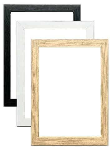 Image of 24x30cm White Picture frame. 24mm Thin Wall Hanging & Tabletop Photo frames for Home/Wall Décor