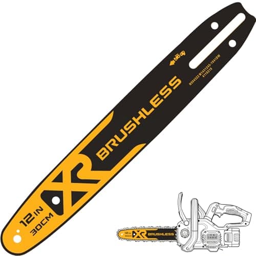 Image of 12 Inch Chainsaw Bar for DeWalt 20V & 60V Cordless Chainsaws, Chain Saw Bar Replacement for DCCS620B, DCCS620P1, DCCS621, DCCS673 Series (Parts No. DWZCSB12)