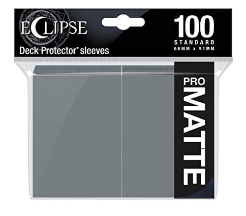 Image of Ultra Pro - Eclipse Standard Matte Sleeves 100 Pack - Smoke Grey