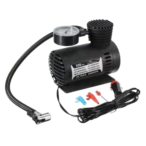 Image of Dunnet Tools 300PSI Heavy Duty 12V Car Tyre Inflator | Portable Air Compressor Pump with Digital Gauge, Auto Shut-Off, Fast Inflation for Truck, SUV, RV, Bicycle & Inflatables