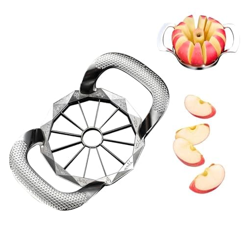 Image of DOETYD Apple Corer & Slicer,Stainless Steel Apple Cutter Apple Slicer Apple Cutting Tool Fruit Cutter for Kitchen-Tomato Apple Orange