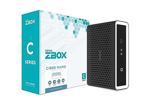 Image of Zotac ZBOX CI669 Nano Intel Core i7 Xe Graphics Barebone Mini PC