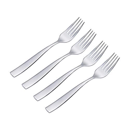 Image of Viners Everyday Purity Dinner Fork Set of 4 | Stainless Steel Cutlery | Mirror Polished Finish | Dishwasher Safe | Elegant Everyday Dining