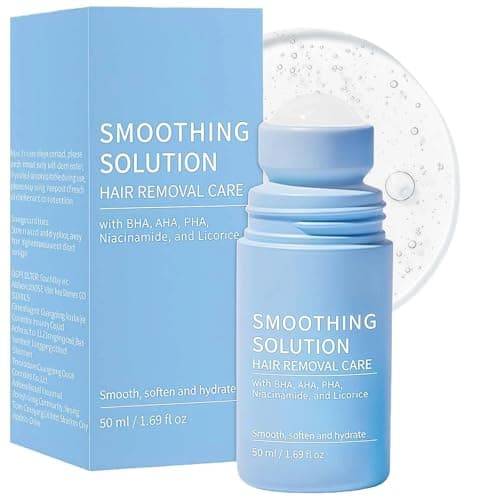 Image of Tend Skin Solution: Ingrown Hair & Razor Bump Treatment Roll-On Serum with BHA & AHA, Soothing After Shave Care for Underarms, Face, Neck, Legs - For Men & Women, 50ml