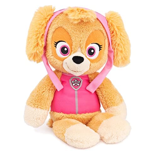Image of GUND PAW Patrol Official Skye Take Along Buddy Plush Toy, Premium Stuffed Animal for Ages 1 & Up, Pink/Brown, 13