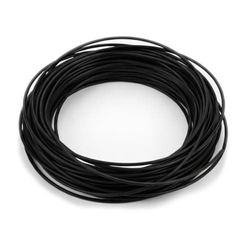 Image of The Bead Shop Genuine Leather Cord 5 Metres - 1.5mm Round - Black - Cowhide Leather String for Jewellery Making, Bracelets & Necklaces
