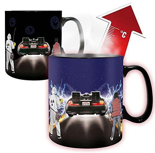 Image of ABYSTYLE Back to The Future Time Machine Heat Change Mug