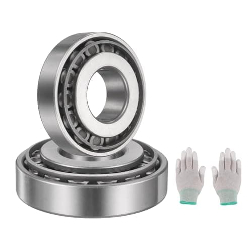 Image of sourcing map 2 Set 30307 Tapered Roller Bearing Cone and Cup Set, 35mm Bore x 80mm OD x 22.75mm Width Bearing Steel Wheel Bearings Set with Gloves