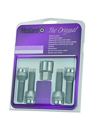 Image of 27183SU Wheel Lock Bolts SU M14 x 1,5, cone seat, shaft length 39,0 mm, Overall length 62,8 mm, Hex, silver