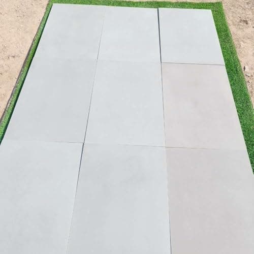 Image of Stonewise Kandla Grey Smooth Sandstone Paving Slabs 600x900mm – Pack of 5 – Elegant, Smooth Natural Stone for Small Patios, Walkways & Garden Features