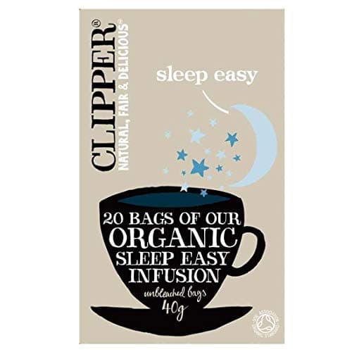 Image of Clipper Organic Sleep Easy Infusion Tea bags 20 per pack (Case Of 4, Total 80 Teabags)