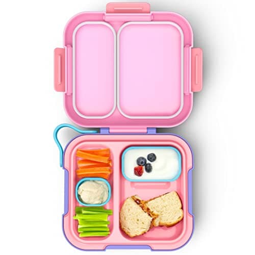 Image of Zoku ZK311-PK Bento Box, Silicone, Neat Bento, Pink