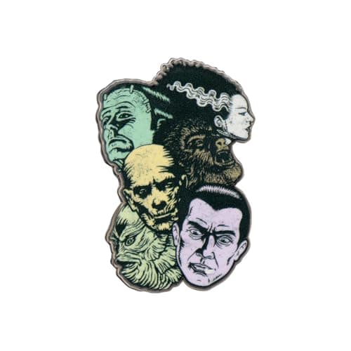 Image of Universal Monsters Limited Edition Pin Badge – Officially Licensed Horror Collectible, Individually Numbered, 45 x 31mm, 9,995 Worldwide