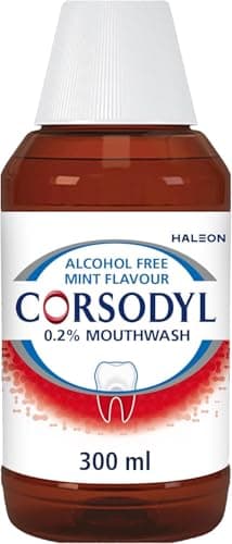 Image of Corsodyl Mouthwash Gum Disease Treatment for Adults, Chlorhexidine Mouthwash for Gingivitis Treatment, Alcohol Free, Mint 300ml